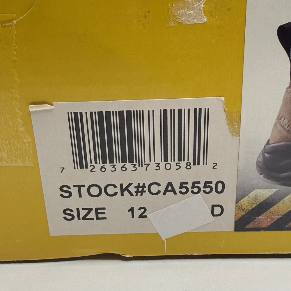 Carolina CA5550 Men’s 12 D Waterproof Side Zip Comp Toe Work Boots NEW